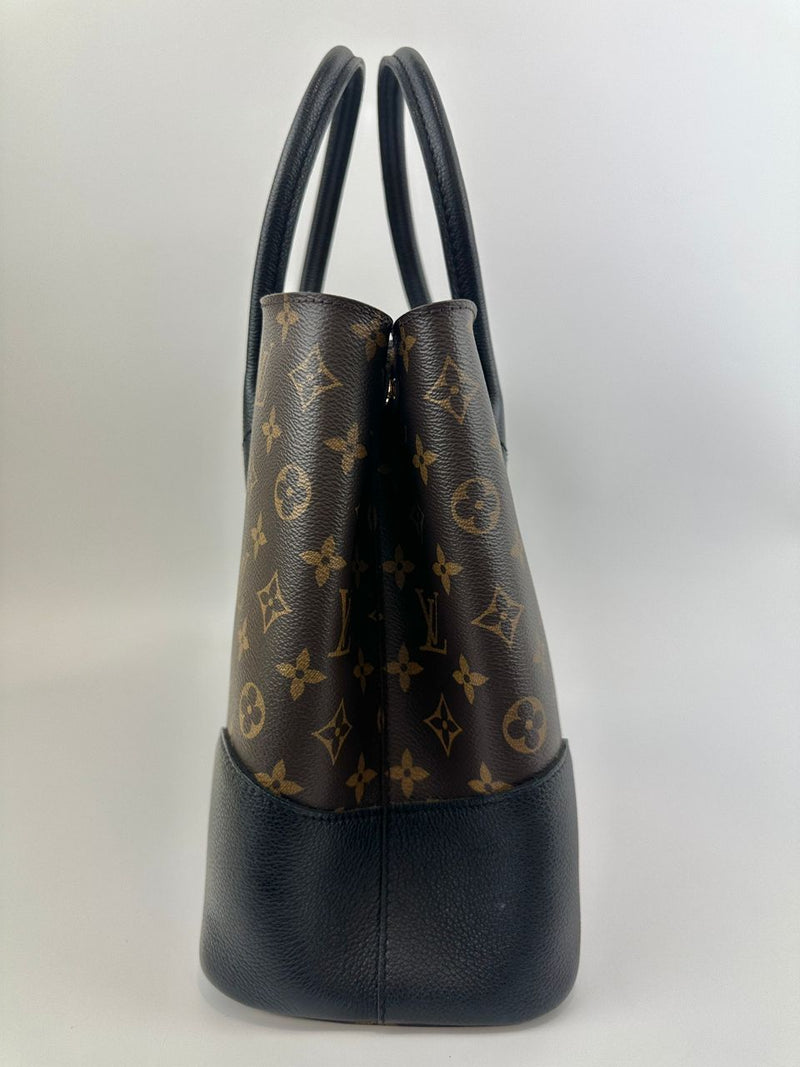 Flandrin Black Monogram Canvas Bag - Glampot