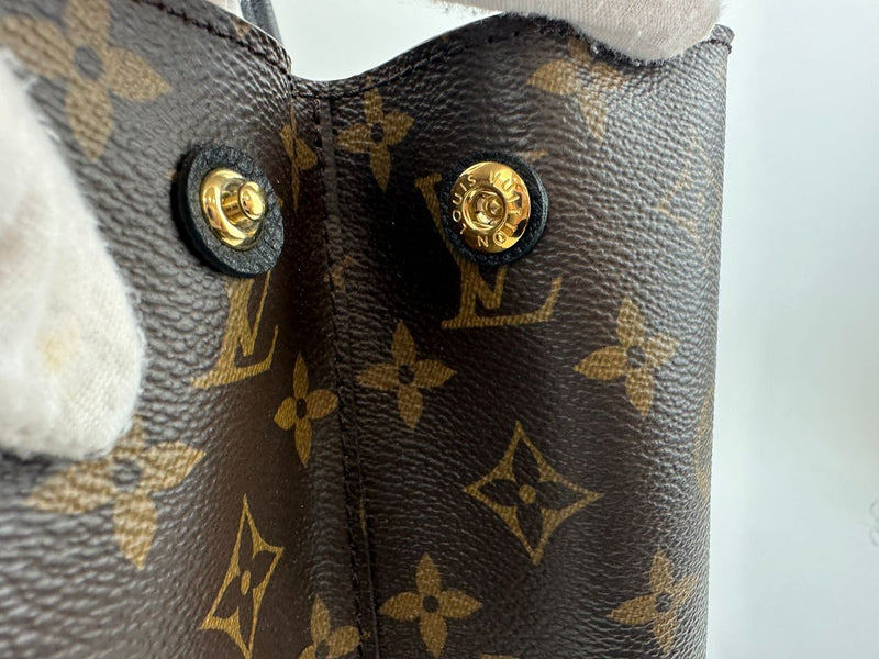 Flandrin Black Monogram Canvas Bag - Glampot