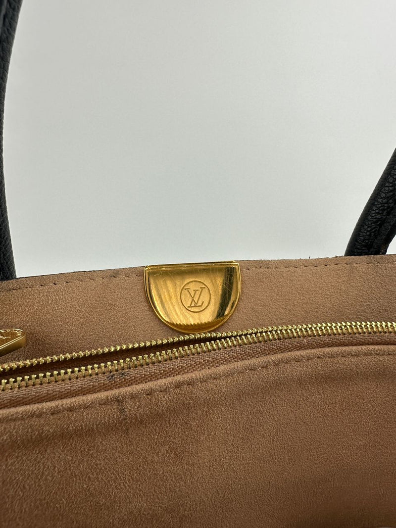 Flandrin Black Monogram Canvas Bag - Glampot