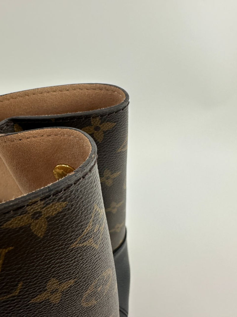 Flandrin Black Monogram Canvas Bag - Glampot