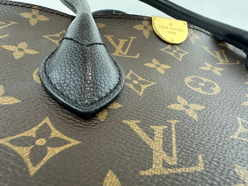 Flandrin Black Monogram Canvas Bag - Glampot