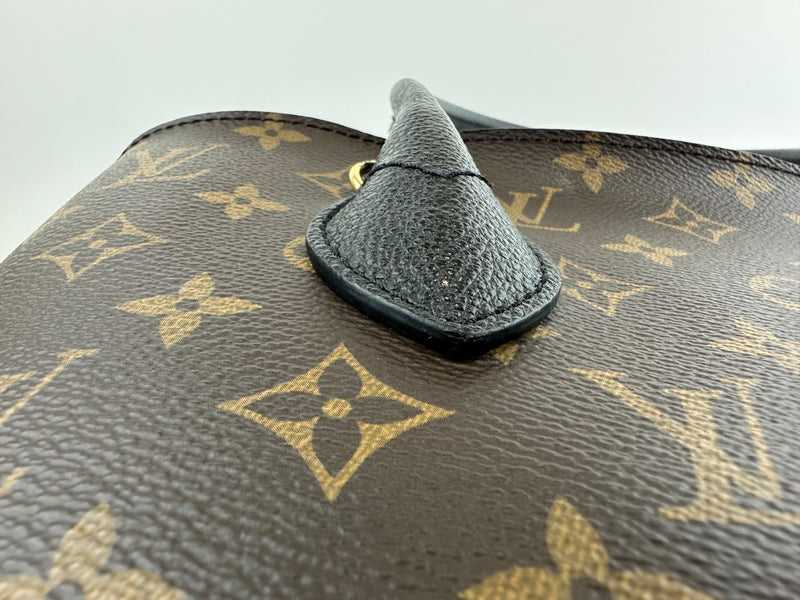 Flandrin Black Monogram Canvas Bag - Glampot