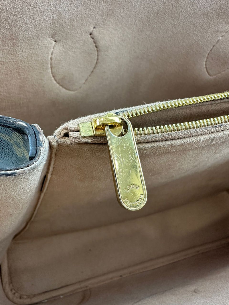 Flandrin Black Monogram Canvas Bag - Glampot