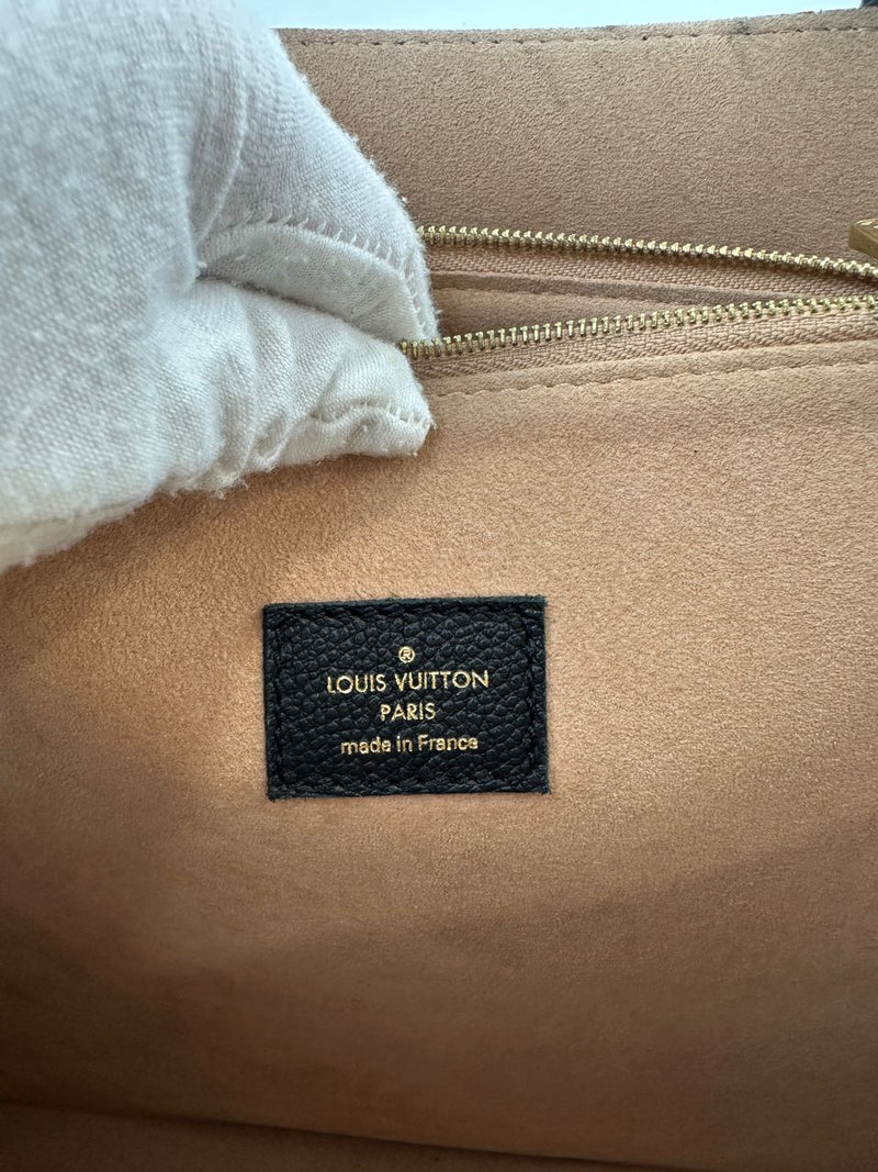 Flandrin Black Monogram Canvas Bag - Glampot