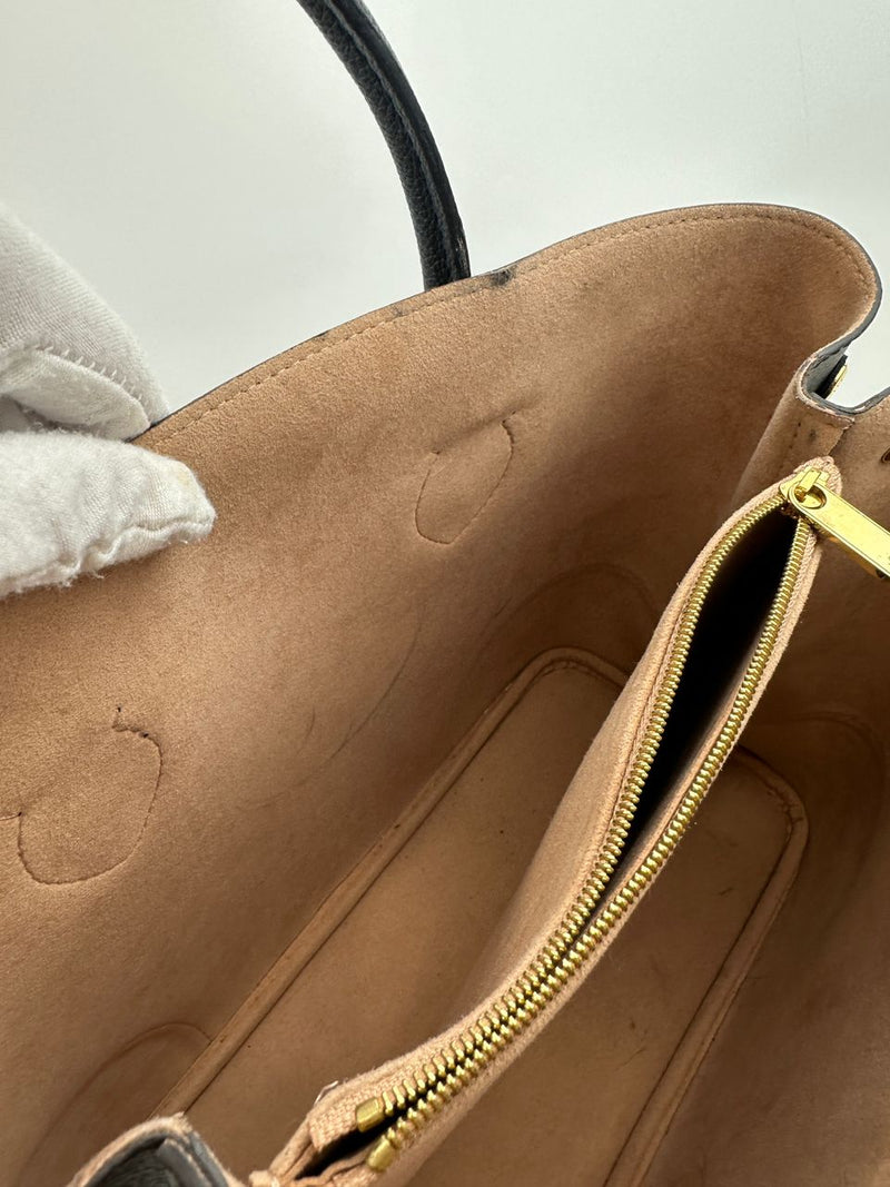 Flandrin Black Monogram Canvas Bag - Glampot