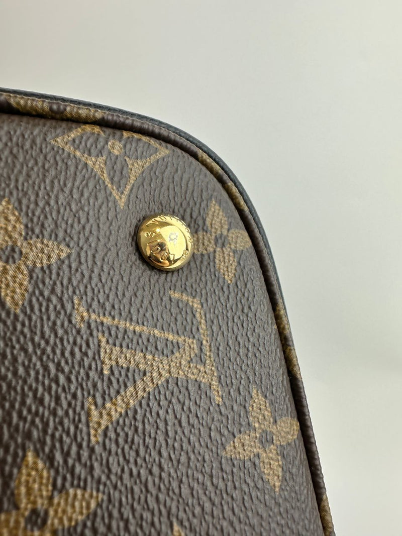 Flandrin Black Monogram Canvas Bag - Glampot