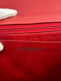 Maxi Single Flap Red Caviar SHW