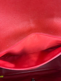 Maxi Single Flap Red Caviar SHW