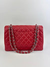 Maxi Single Flap Red Caviar SHW