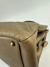 A67493 CC Quilted Matte Gold Shoulder Tote