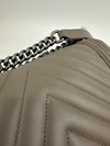 Le Boy Chevron Lambskin Grey PHW
