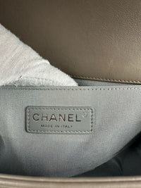 Le Boy Chevron Lambskin Grey PHW