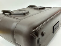 Matt Rubber Mini Arco Tote in Brown