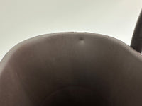 Matt Rubber Mini Arco Tote in Brown