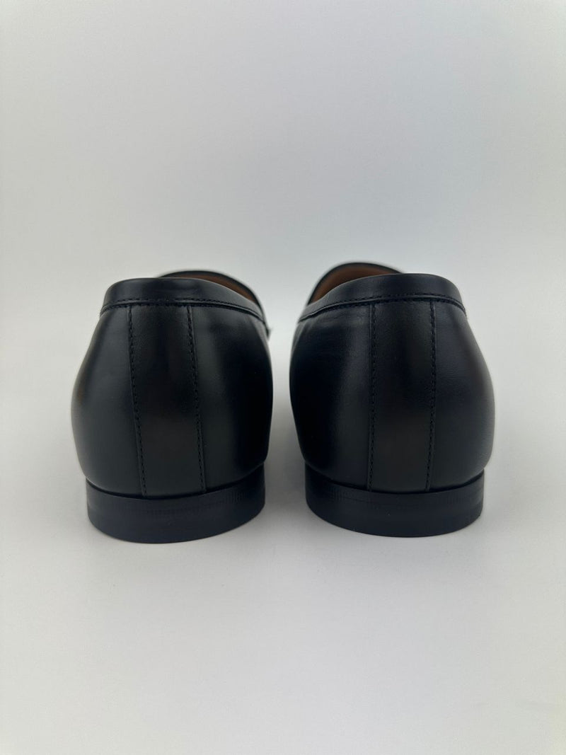 482467 Jordaan Leather Loafers GHW Size 8