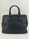 BN2420 Vitello Daino Black Leather Tote Bag &nbsp;