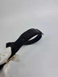 Medium Lady Dior Black Cannage Quilted Lambskin GHW