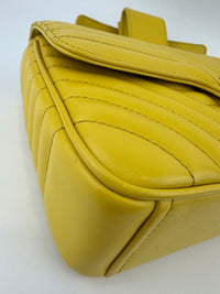 Medium Diagramme Yellow Shoulder Bag