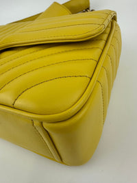 Medium Diagramme Yellow Shoulder Bag