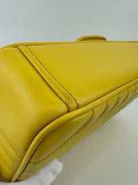 Medium Diagramme Yellow Shoulder Bag