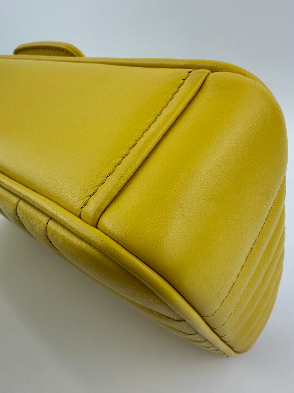 Medium Diagramme Yellow Shoulder Bag