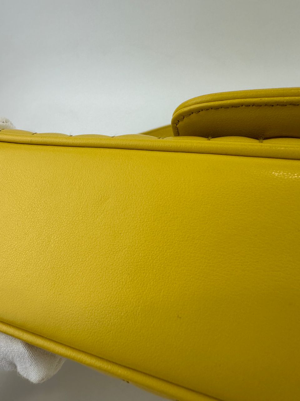 Medium Diagramme Yellow Shoulder Bag