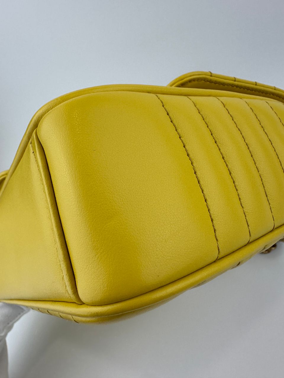 Medium Diagramme Yellow Shoulder Bag