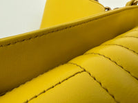 Medium Diagramme Yellow Shoulder Bag