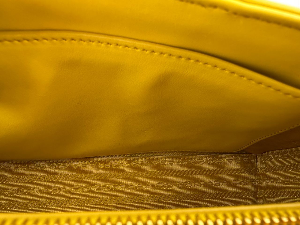 Medium Diagramme Yellow Shoulder Bag