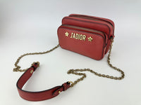 J’Adior Camera Case Red Crossbody Bag
