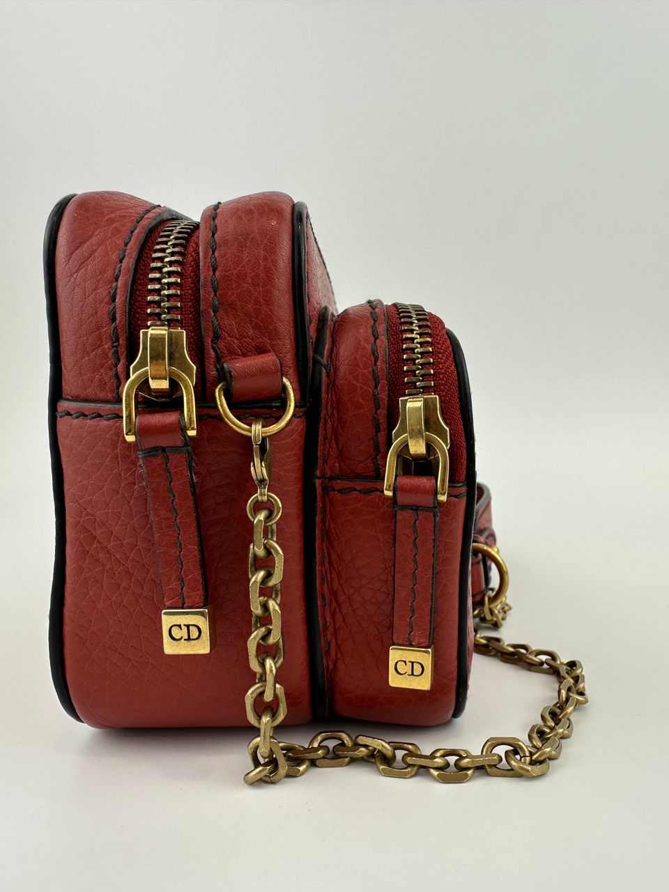 J’Adior Camera Case Red Crossbody Bag