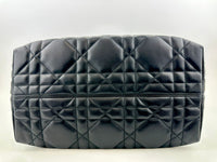 Medium Dior Toujours Black Macrocannage Calfskin Bag