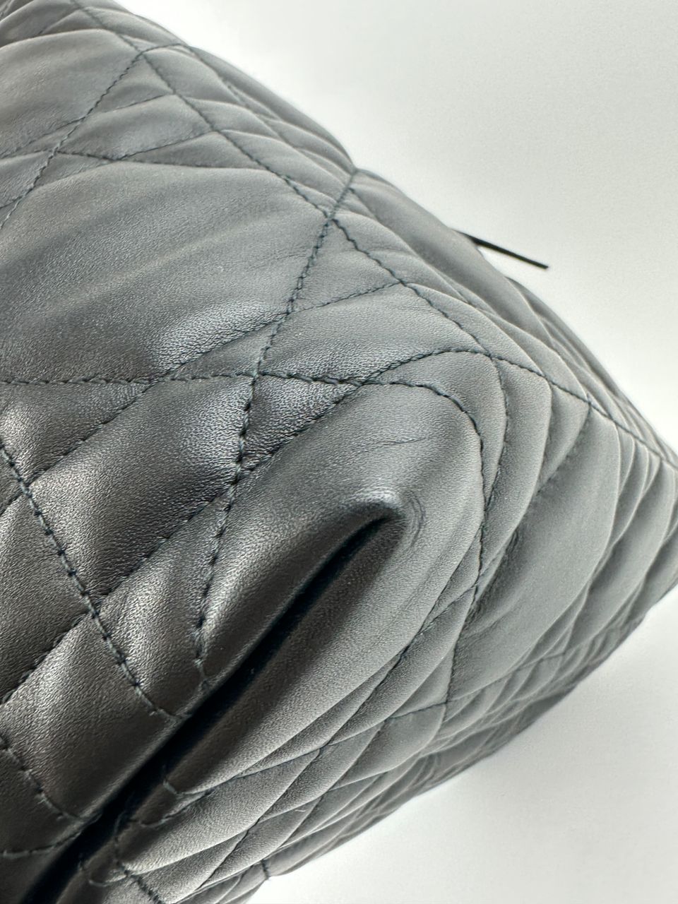 Medium Dior Toujours Black Macrocannage Calfskin Bag