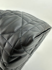 Medium Dior Toujours Black Macrocannage Calfskin Bag