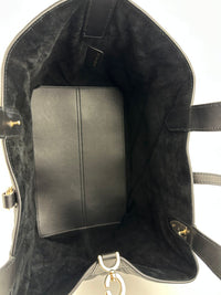 Medium Dior Toujours Black Macrocannage Calfskin Bag