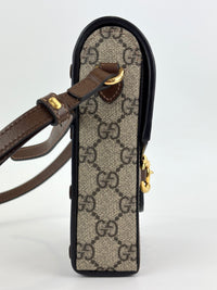 625615 GG Supreme Monogram Mini Horsebit 1955 Crossbody Bag