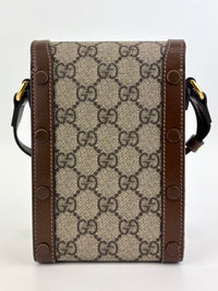 625615 GG Supreme Monogram Mini Horsebit 1955 Crossbody Bag