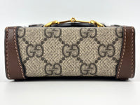 625615 GG Supreme Monogram Mini Horsebit 1955 Crossbody Bag