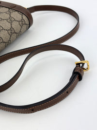 625615 GG Supreme Monogram Mini Horsebit 1955 Crossbody Bag