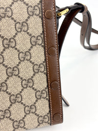 625615 GG Supreme Monogram Mini Horsebit 1955 Crossbody Bag