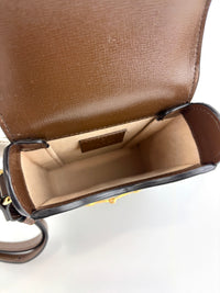 625615 GG Supreme Monogram Mini Horsebit 1955 Crossbody Bag