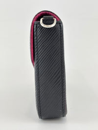 Pochette Felicie Black / Pink Epi Leather
