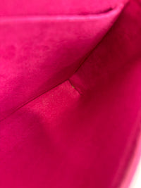 Pochette Felicie Black / Pink Epi Leather