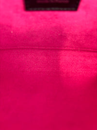Pochette Felicie Black / Pink Epi Leather