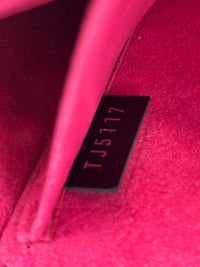 Pochette Felicie Black / Pink Epi Leather