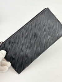 Pochette Felicie Black / Pink Epi Leather