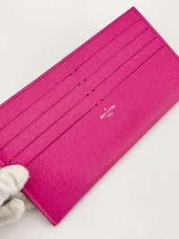 Pochette Felicie Black / Pink Epi Leather