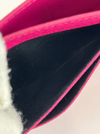 Pochette Felicie Black / Pink Epi Leather