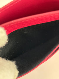Pochette Felicie Black / Pink Epi Leather
