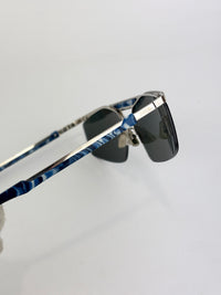 Blue New Dior Homme Psychedelic Sunglasses - Glampot
